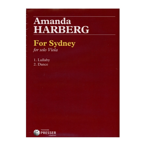 Harberg, For Sydney for solo Viola