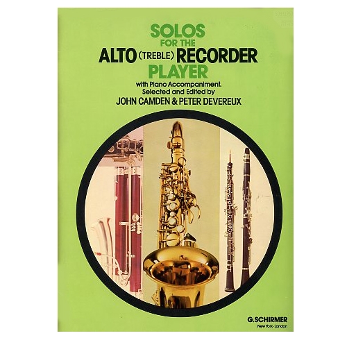 Solos For The Alto Recorder Player With Piano