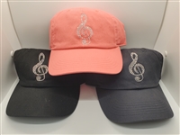 Treble Clef Bling Hat